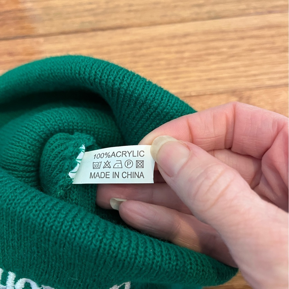Philadelphia eagles beanie, NWT, ‘no one likes us, we don’t care - Picture 3 of 4